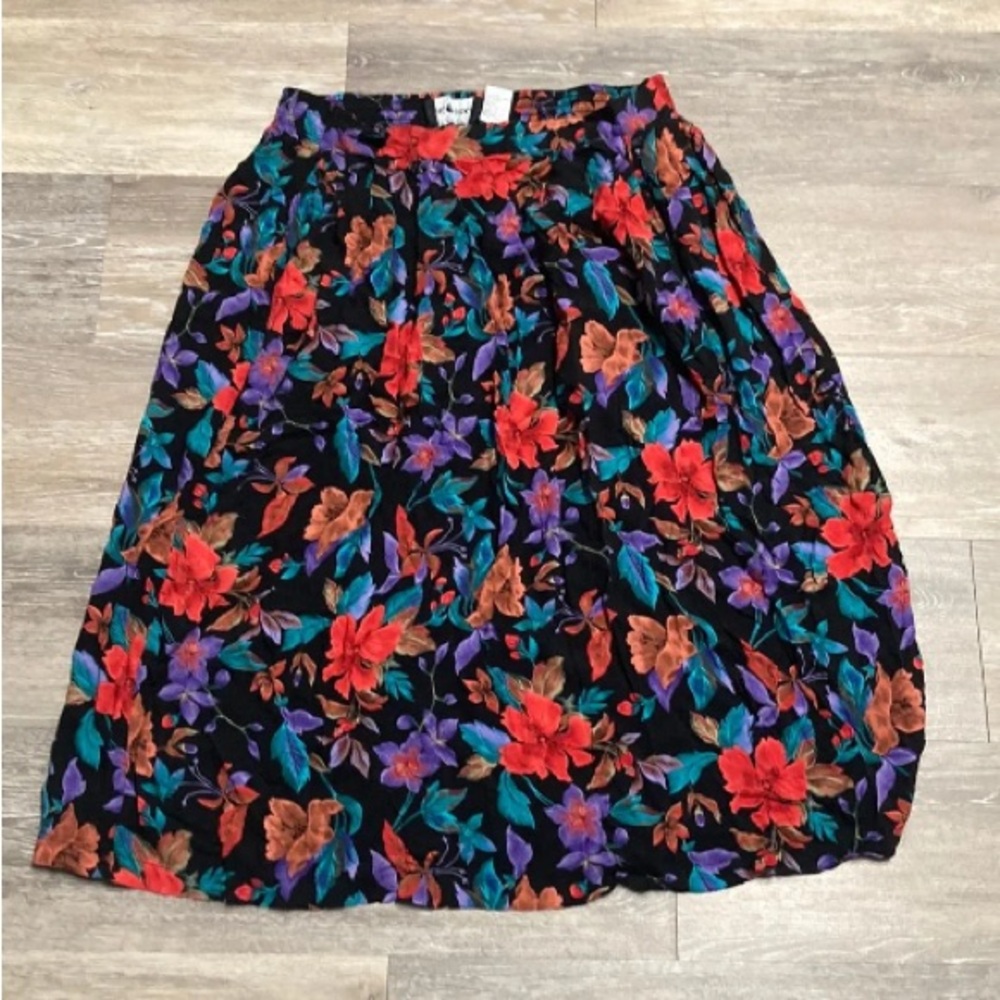 1980s vintage Floral skirt